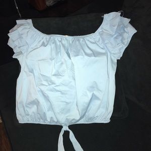 Cropped top shirt